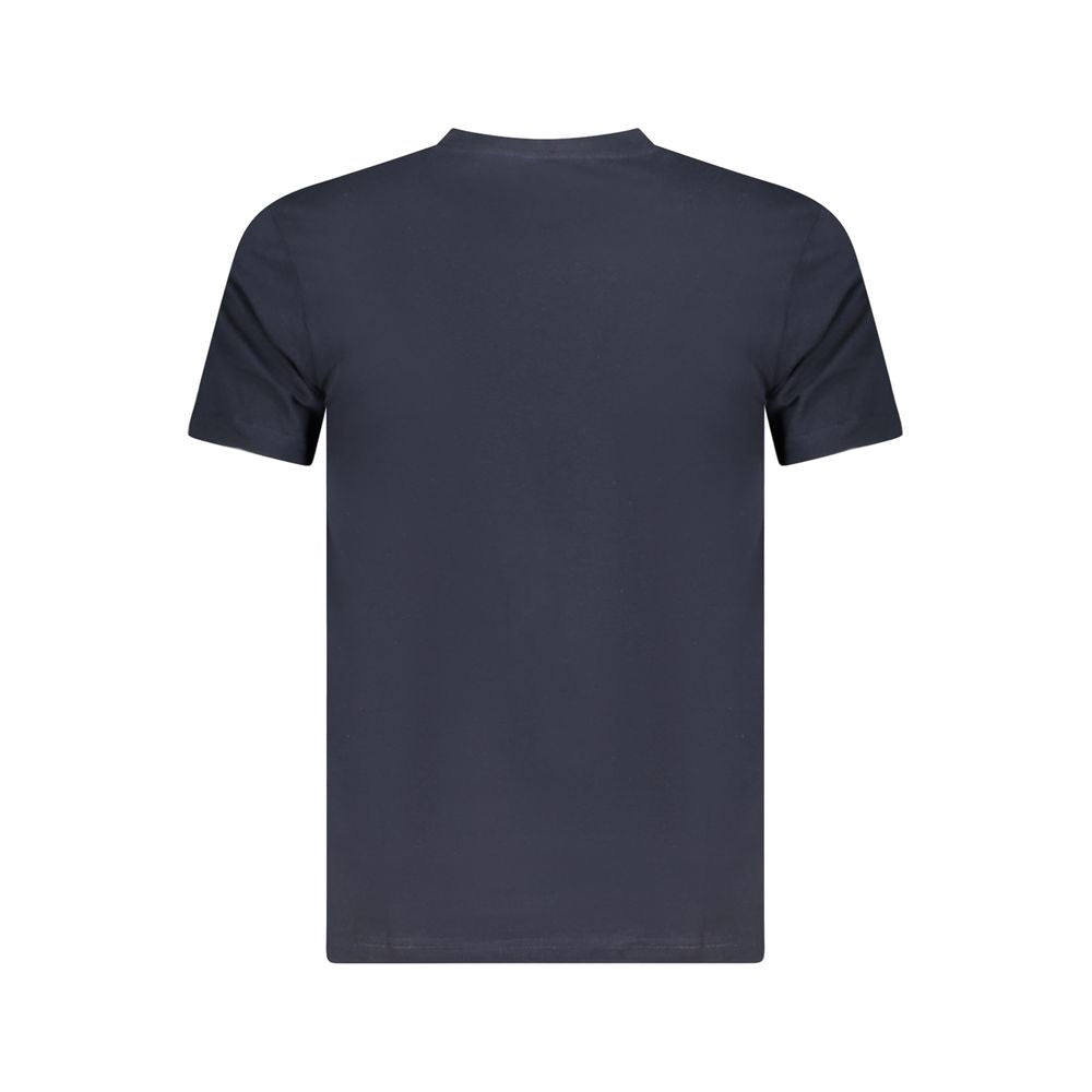 Cavalli Class Herren-T-Shirt aus blauer Baumwolle