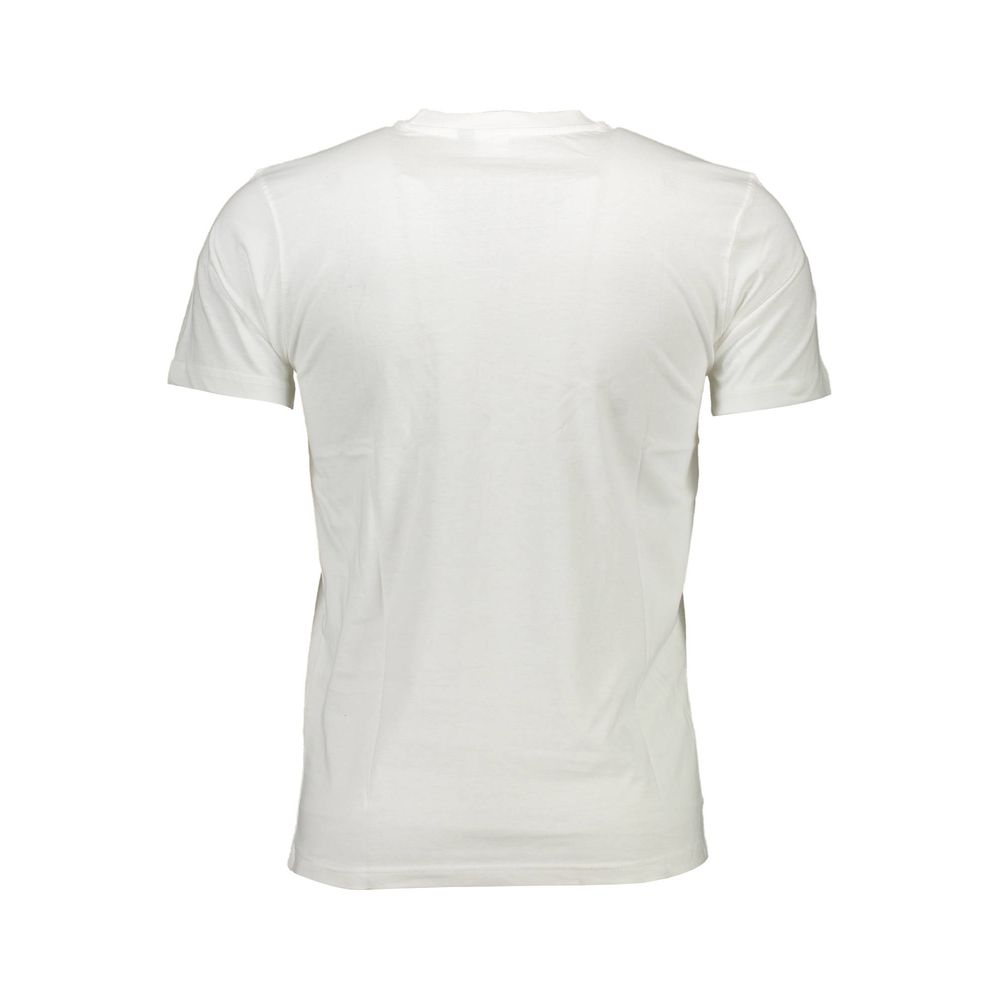Sergio Tacchini Weißes Baumwoll-T-Shirt für Herren