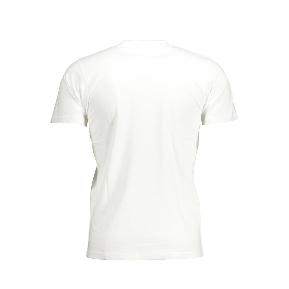 Sergio Tacchini Weißes Baumwoll-T-Shirt für Herren