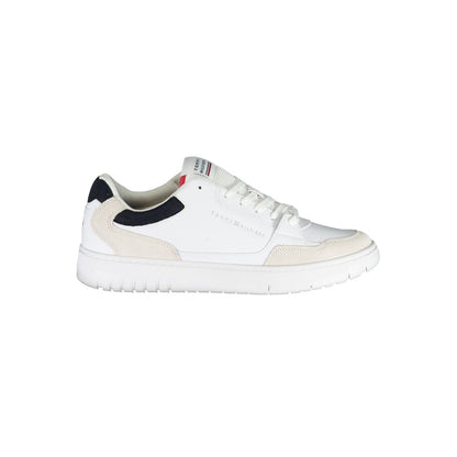 Tommy Hilfiger – Weiße Polyethylen-Sneaker für Herren