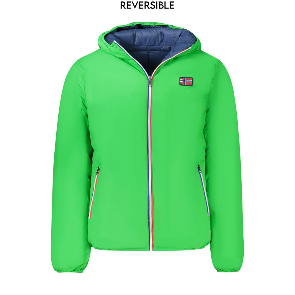 Norwegen 1963 Grüne Polyamid-Herrenjacke