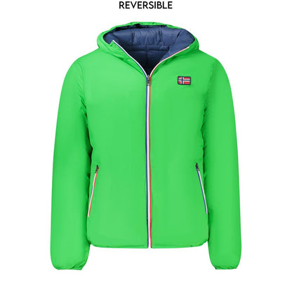 Norwegen 1963 Grüne Polyamid-Herrenjacke