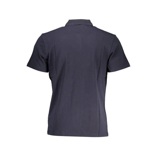 Napapijri Blue Cotton Men Polo Shirt