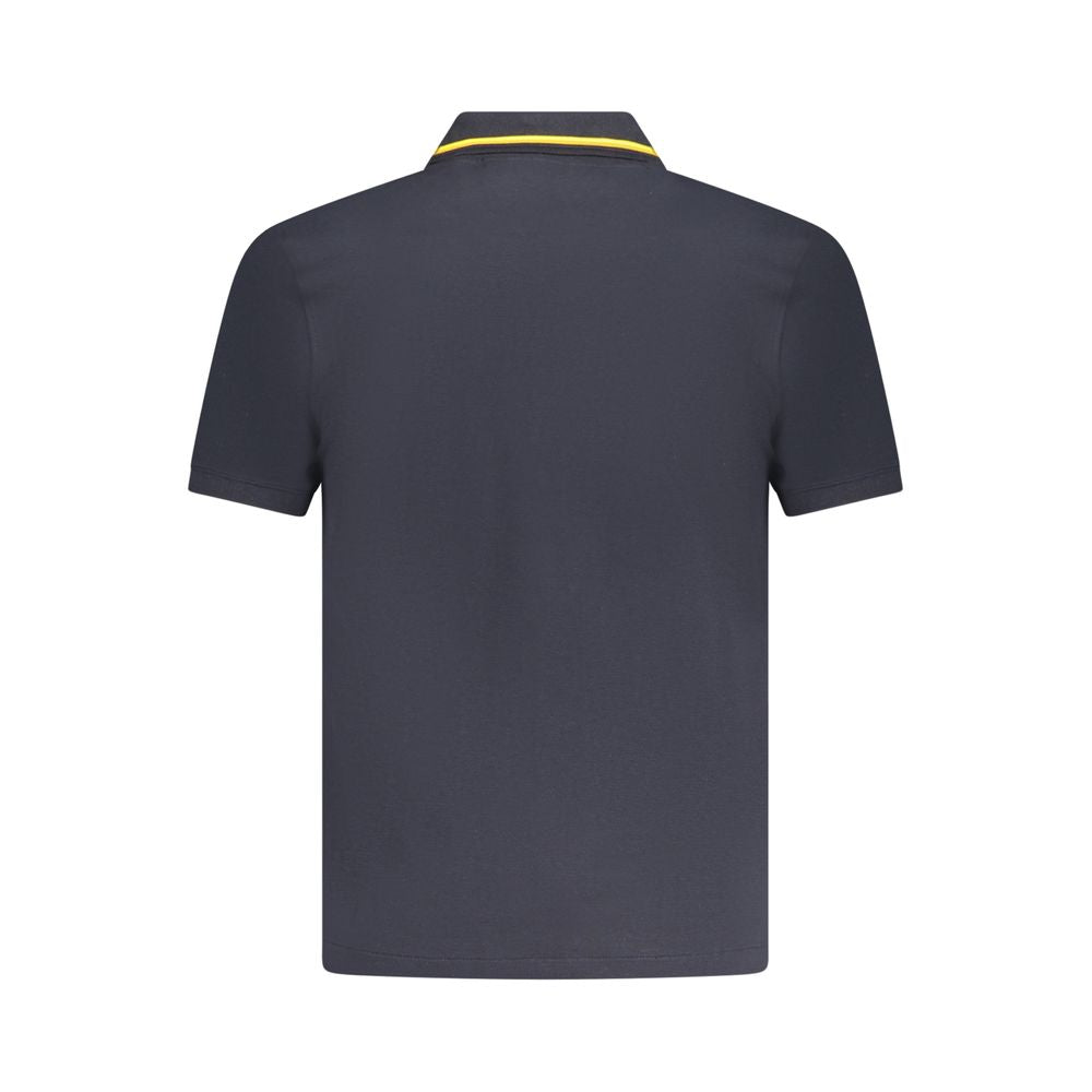 K-WAY – Blaues Poloshirt aus Baumwolle