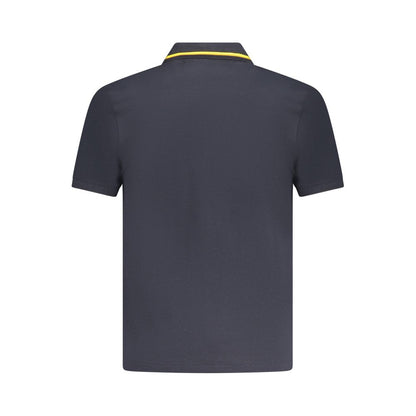 K-WAY – Blaues Poloshirt aus Baumwolle