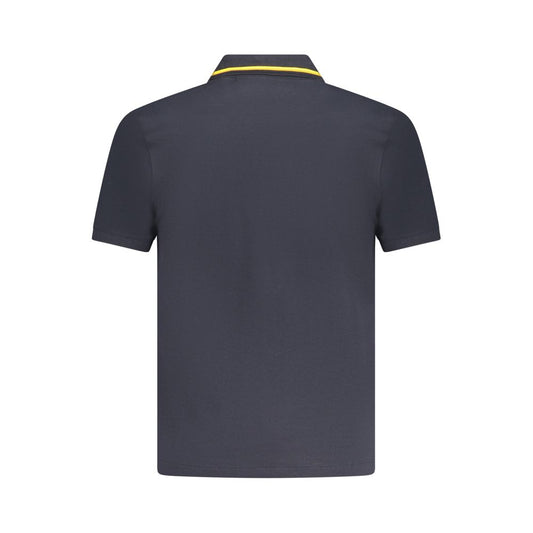 K-WAY – Blaues Poloshirt aus Baumwolle