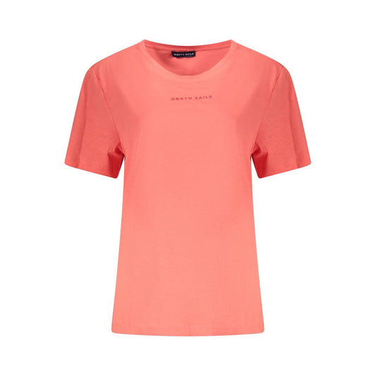 North Sails Damen T-Shirt aus rosa Baumwolle