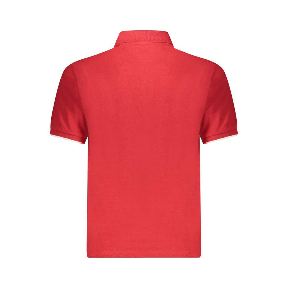 North Sails Herren Poloshirt aus roter Baumwolle