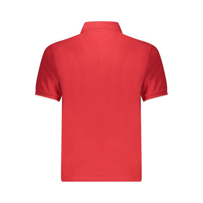 North Sails Herren Poloshirt aus roter Baumwolle