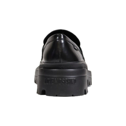 منصة من البولي إيثيلين باللون الأسود من Love Moschino