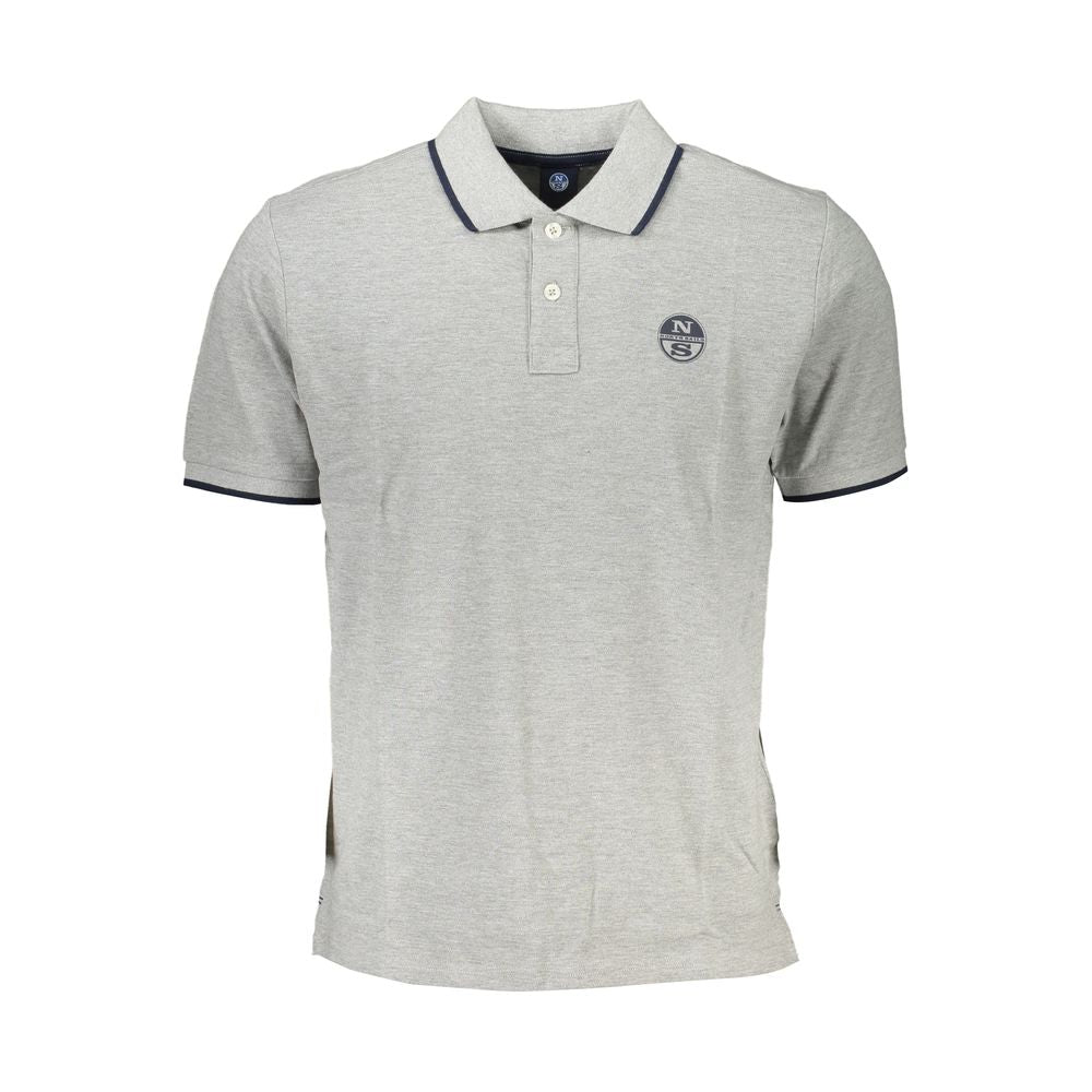 North Sails Herren Poloshirt aus brauner Baumwolle