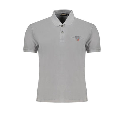 Napapijri Braunes Herren-Poloshirt aus Baumwolle