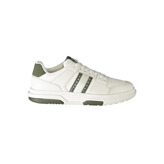 Tommy Hilfiger – Weiße Polyethylen-Sneaker für Herren