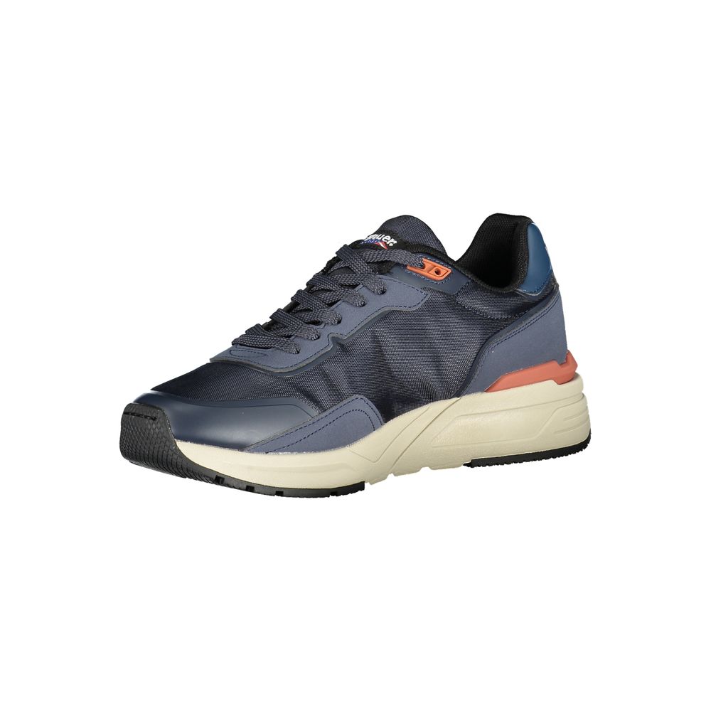 Blauer Blauer Polyester-Sneaker
