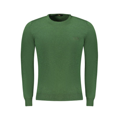 Cavalli Class Grüner Viskose-Herrenpullover