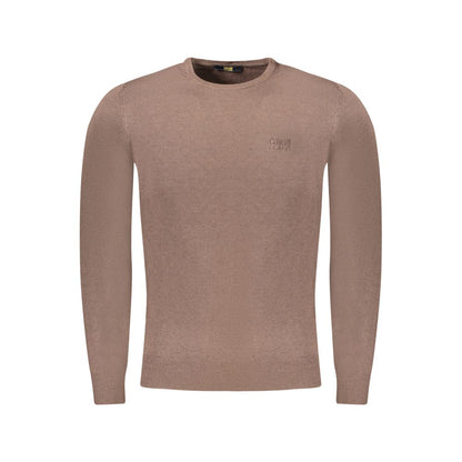 Cavalli Class Brauner Viskose-Herrenpullover