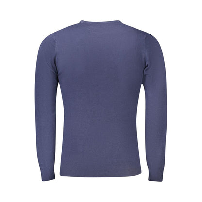 Cavalli Class Blauer Viskose-Herrenpullover