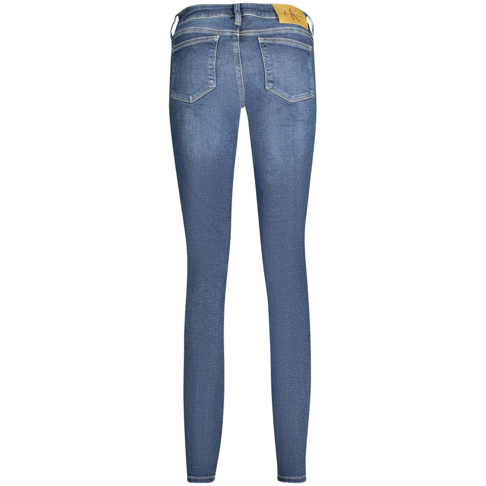 Calvin Klein Blaue Baumwolljeans für Damen