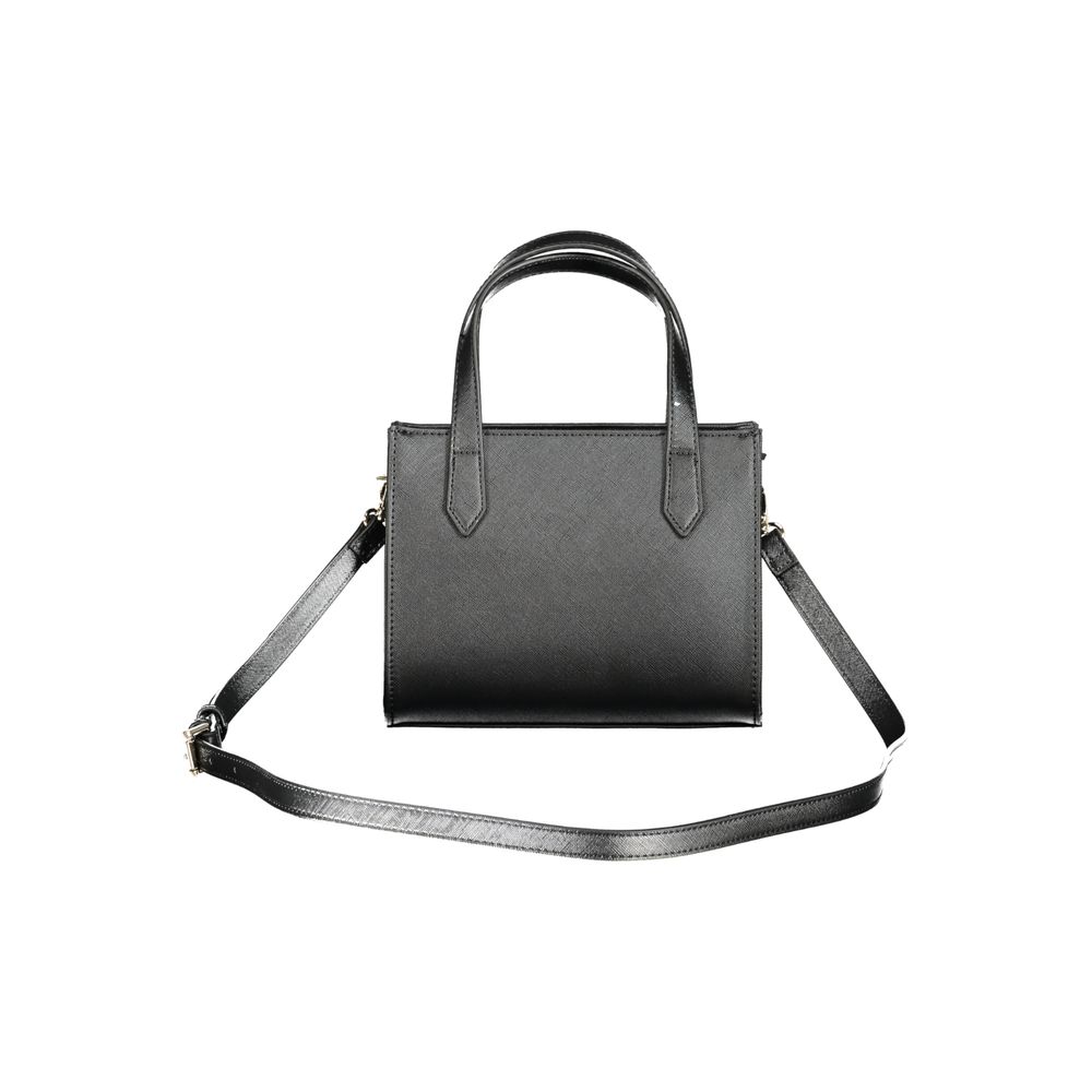 Mario Valentino Schwarze Polyethylen-Damenhandtasche