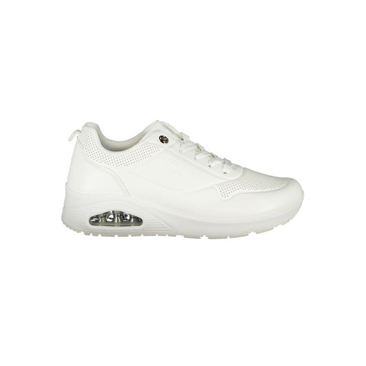 Laura Biagiotti Weißer Polyester Damen Sneaker