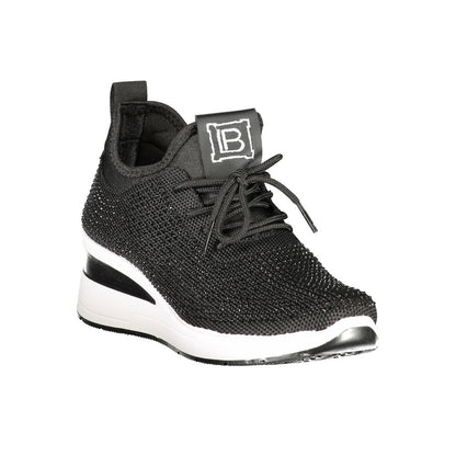 Laura Biagiotti Black Polyester Women Sneaker