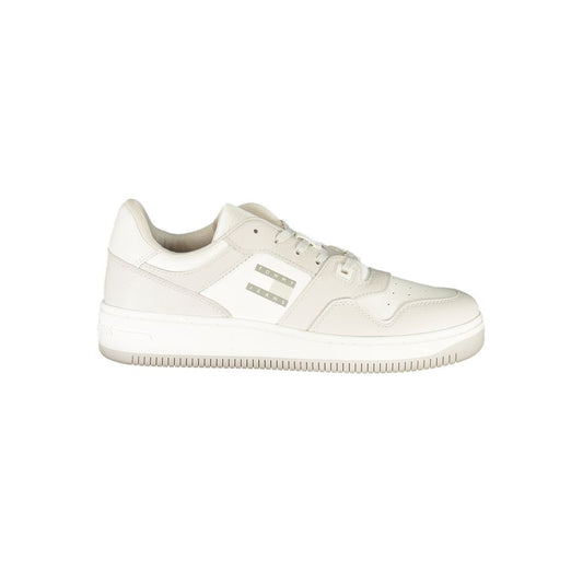 Tommy Hilfiger – Weiße Leder-Sneaker für Herren