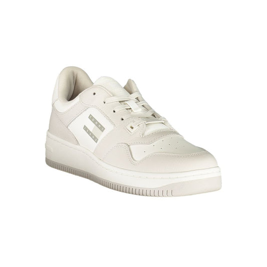 Tommy Hilfiger – Weiße Leder-Sneaker für Herren
