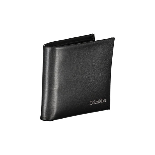 Calvin Klein Herren-Geldbörse aus Polyester, Schwarz