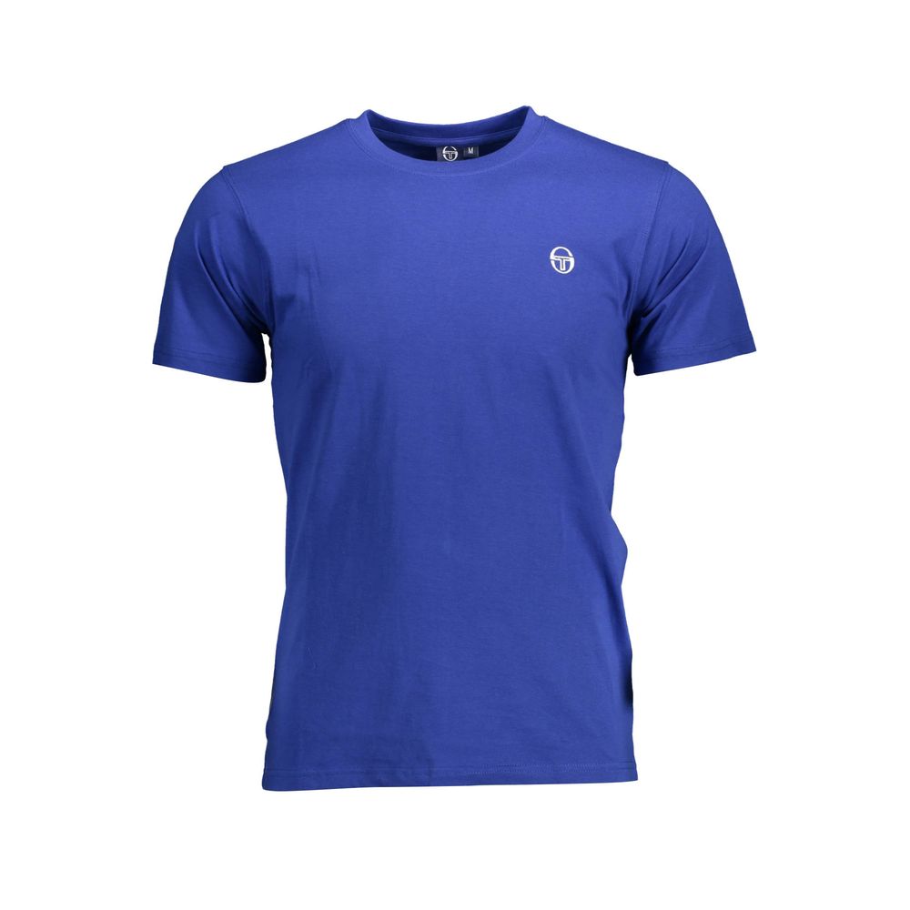 Sergio Tacchini – Blaues Baumwoll-T-Shirt für Herren
