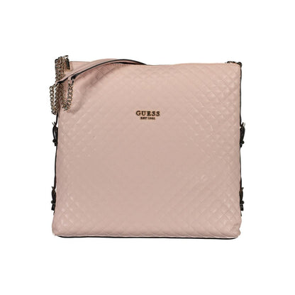 Guess Jeans Pink Polyethylen Damen Handtasche