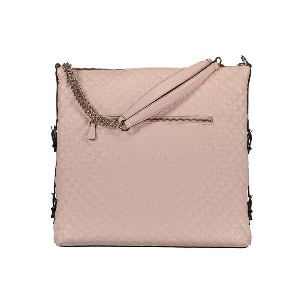 Guess Jeans Pink Polyethylen Damen Handtasche