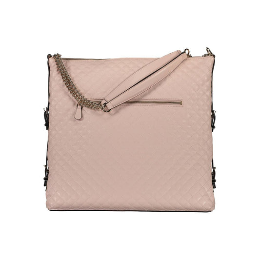 Guess Jeans Pink Polyethylen Damen Handtasche