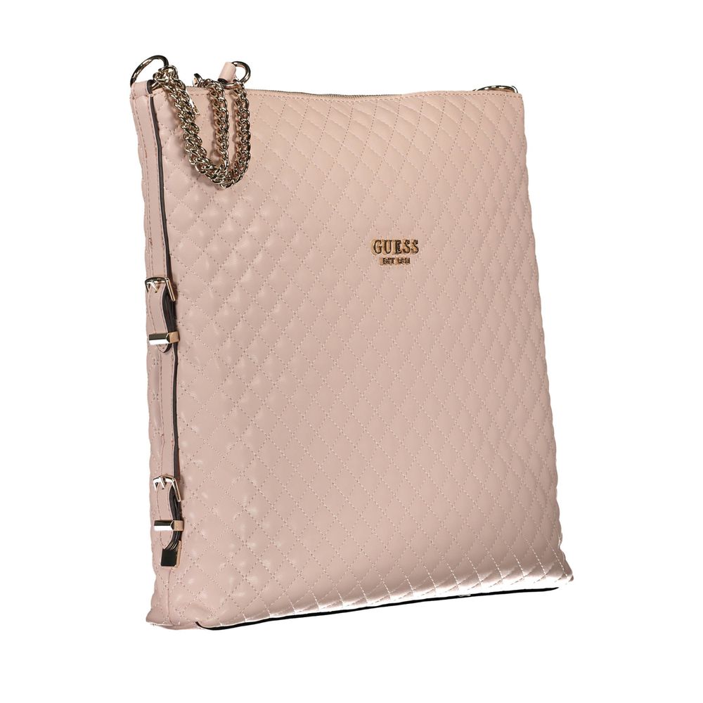 Guess Jeans Pink Polyethylen Damen Handtasche