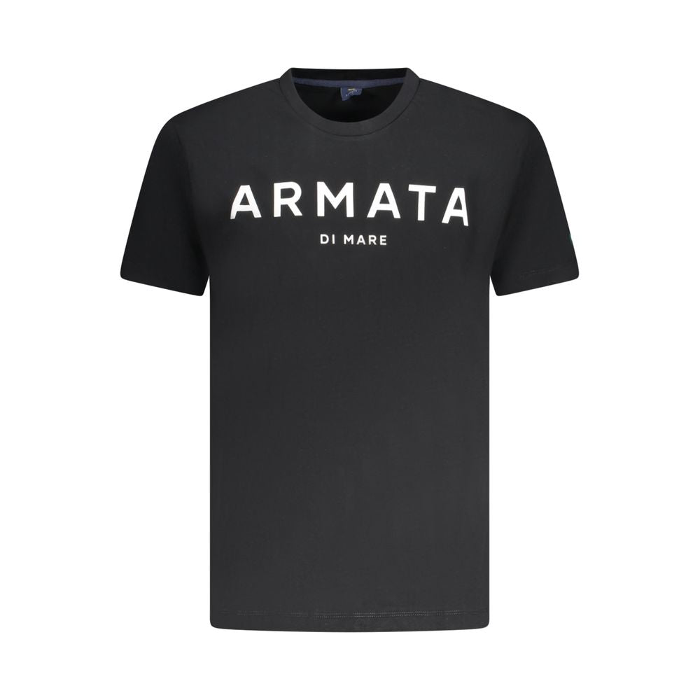 Armata Di Mare Herren-T-Shirt aus schwarzer Baumwolle