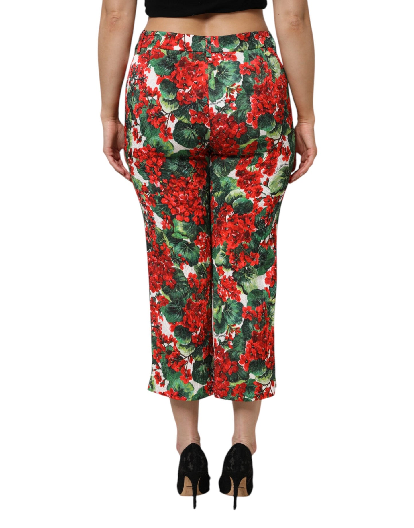 Dolce &amp; Gabbana – Kurze Hose mit mehrfarbigem Blumendruck