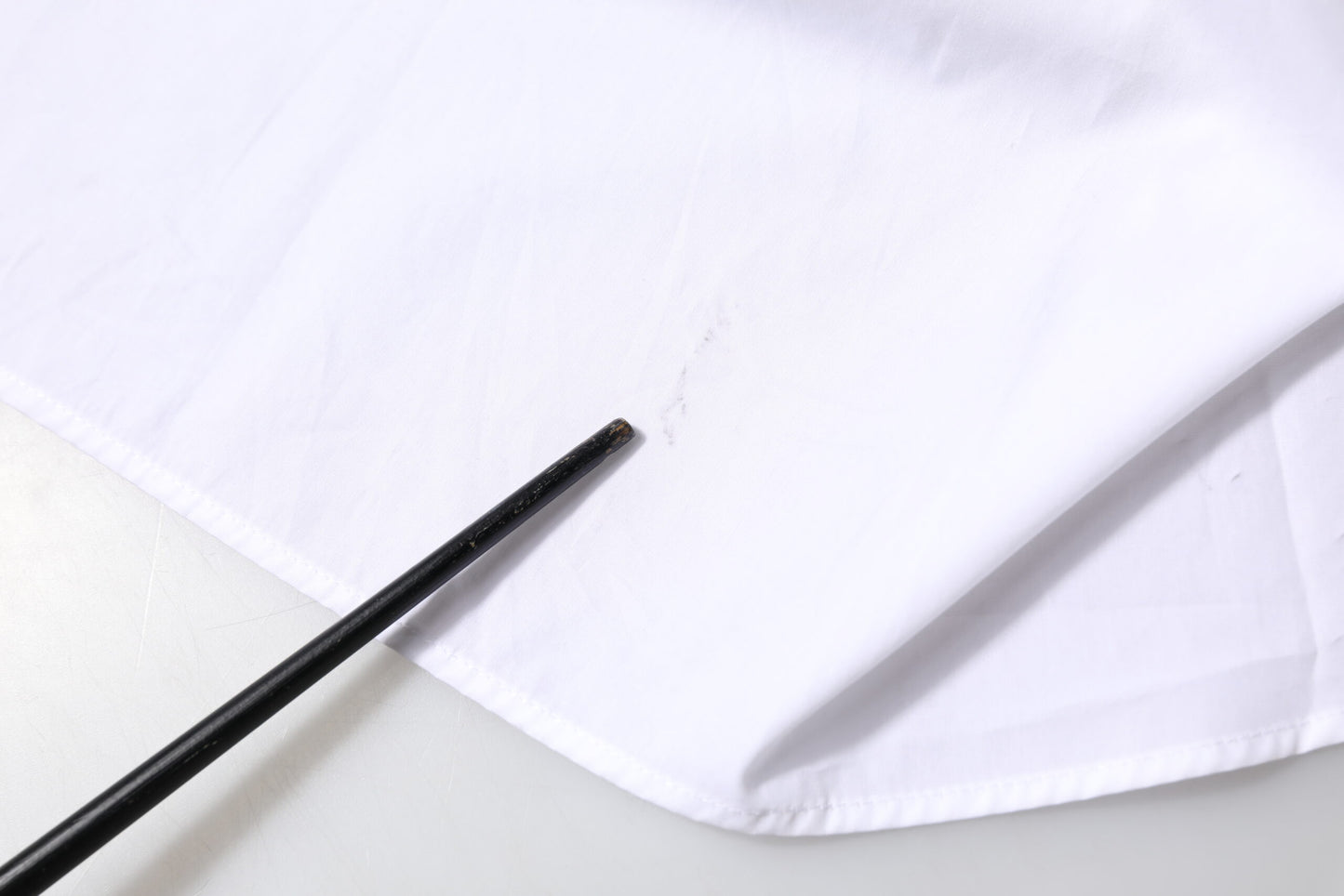 Dolce &amp; Gabbana – Weißes Baumwollhemd mit Kragen und langen Ärmeln