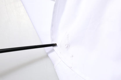 Dolce &amp; Gabbana – Weißes Baumwollhemd mit Kragen und langen Ärmeln