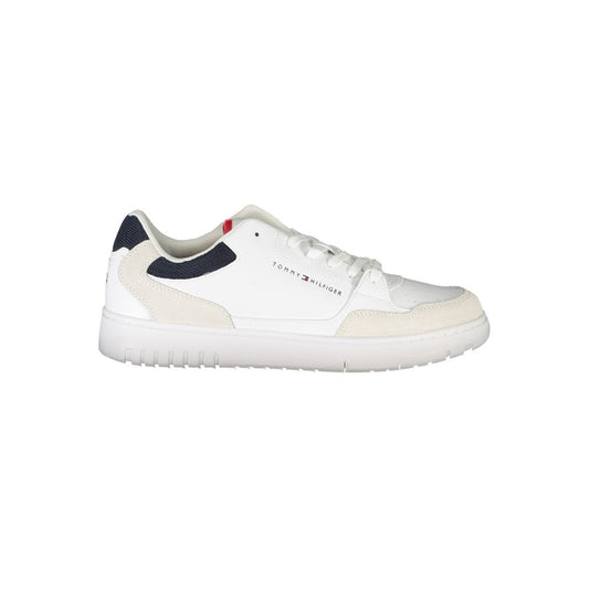 Tommy Hilfiger – Weiße Leder-Sneaker für Herren