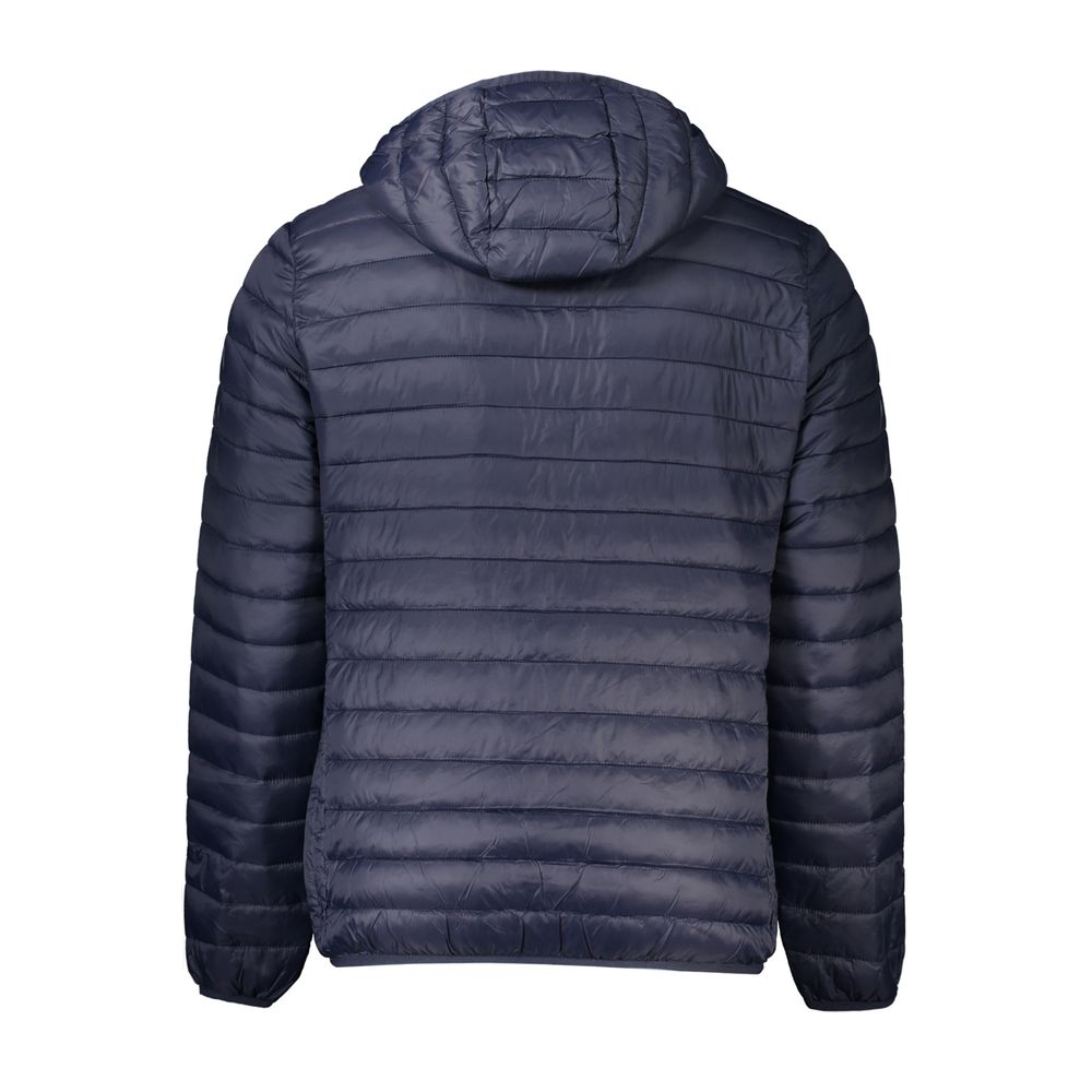 Cavalli Class Blaue Polyamid-Herrenjacke