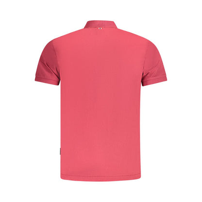 Napapijri Herren-Poloshirt aus roter Baumwolle