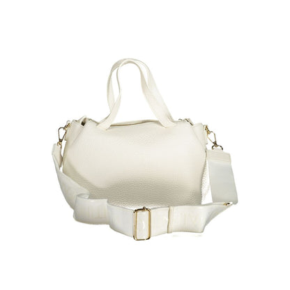 Mario Valentino – Weiße Polyethylen-Handtasche