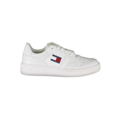 Tommy Hilfiger – Weiße Leder-Sneaker für Damen