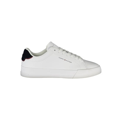 Tommy Hilfiger – Weiße Polyethylen-Sneaker für Herren