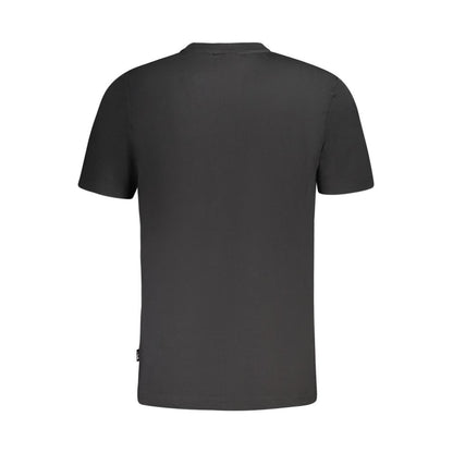 Fila Schwarzes Baumwoll-T-Shirt für Herren