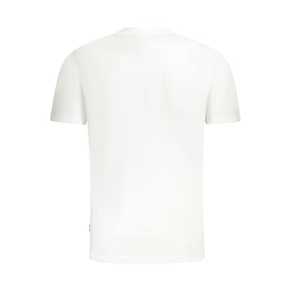 Fila – Weißes Baumwoll-T-Shirt für Herren