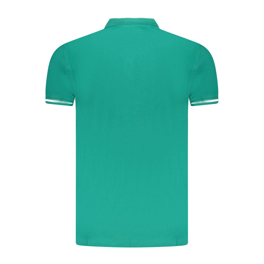 Cavalli Class Grünes Poloshirt aus Baumwolle für Herren