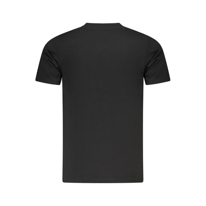 Cavalli Class Schwarzes Herren-T-Shirt aus Baumwolle