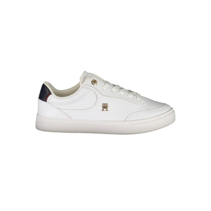 Tommy Hilfiger – Weiße Leder-Sneaker für Damen