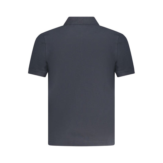 K-WAY – Blaues Poloshirt aus Baumwolle