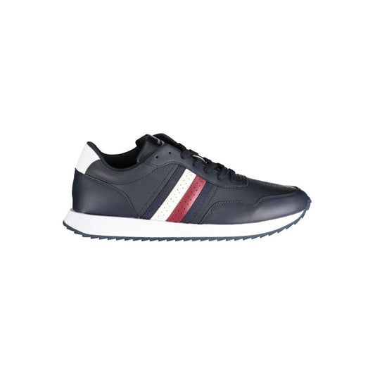 Tommy Hilfiger – Blauer Polyester-Sneaker